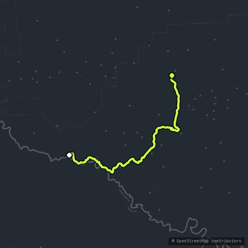 Ross Maxwell Scenic Drive map