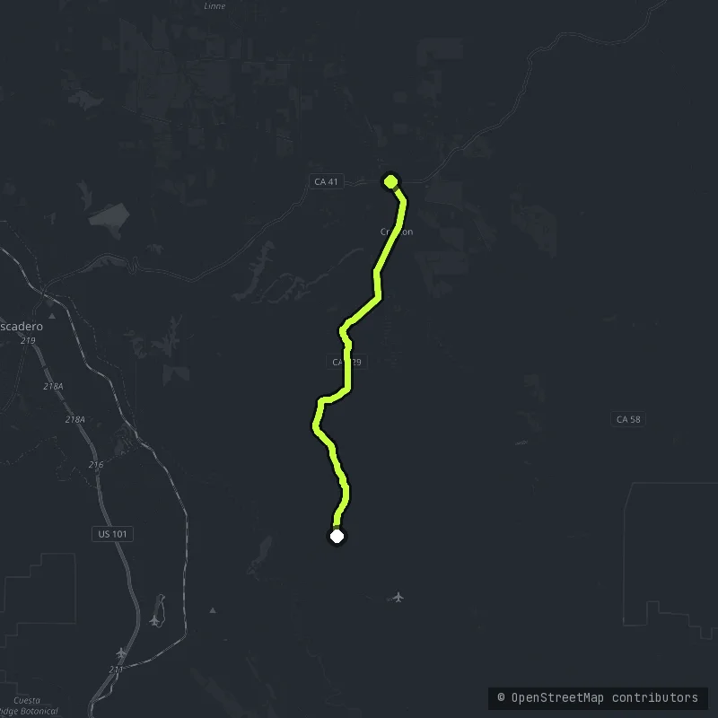 Rossi's Driveway map