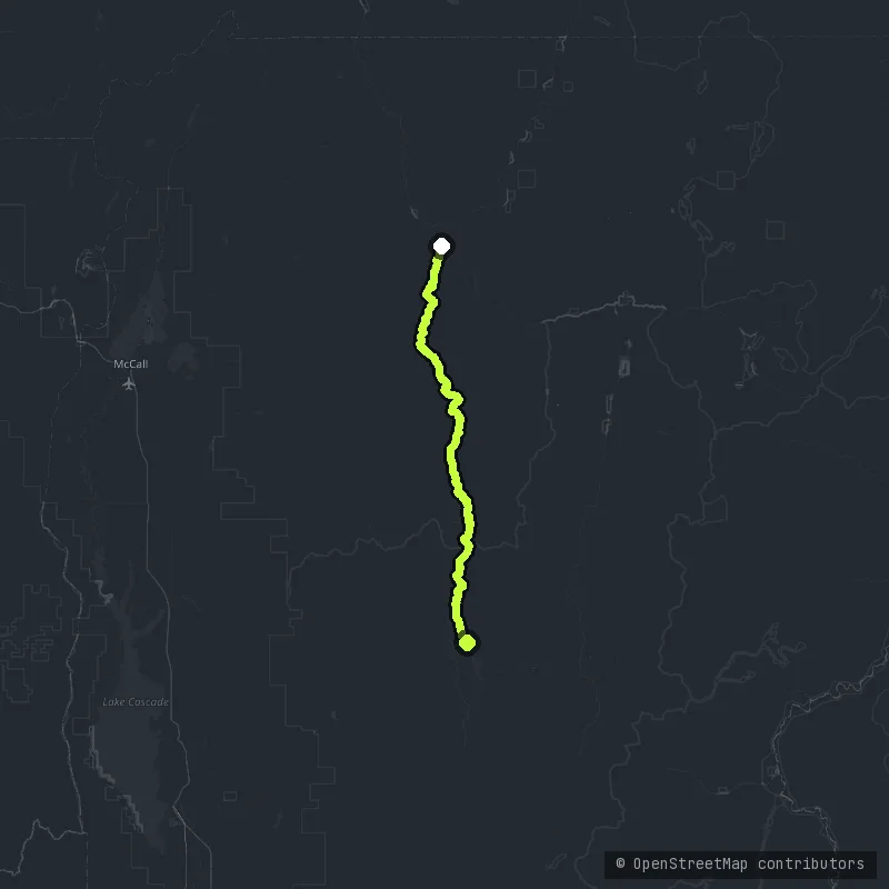 Salmon River Road map
