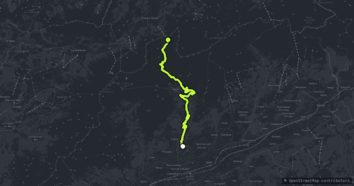 Sanetschpass - Route du Sanetsch map