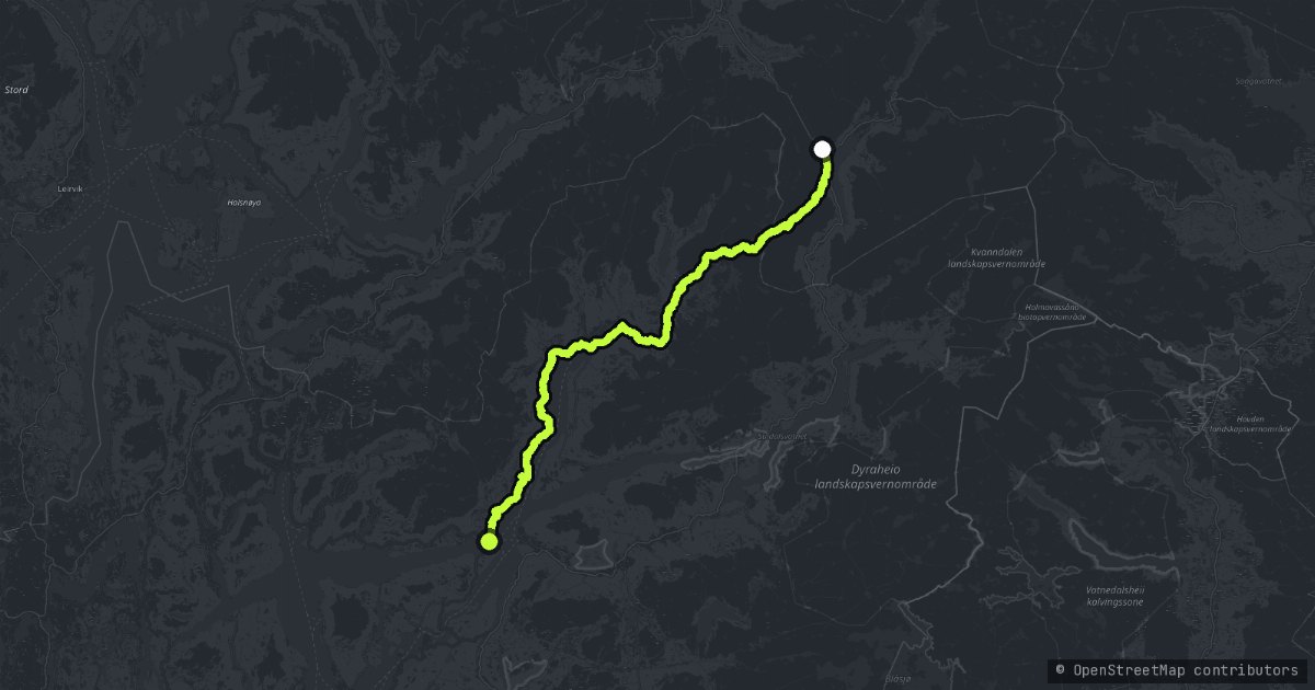 Saudafjellet map