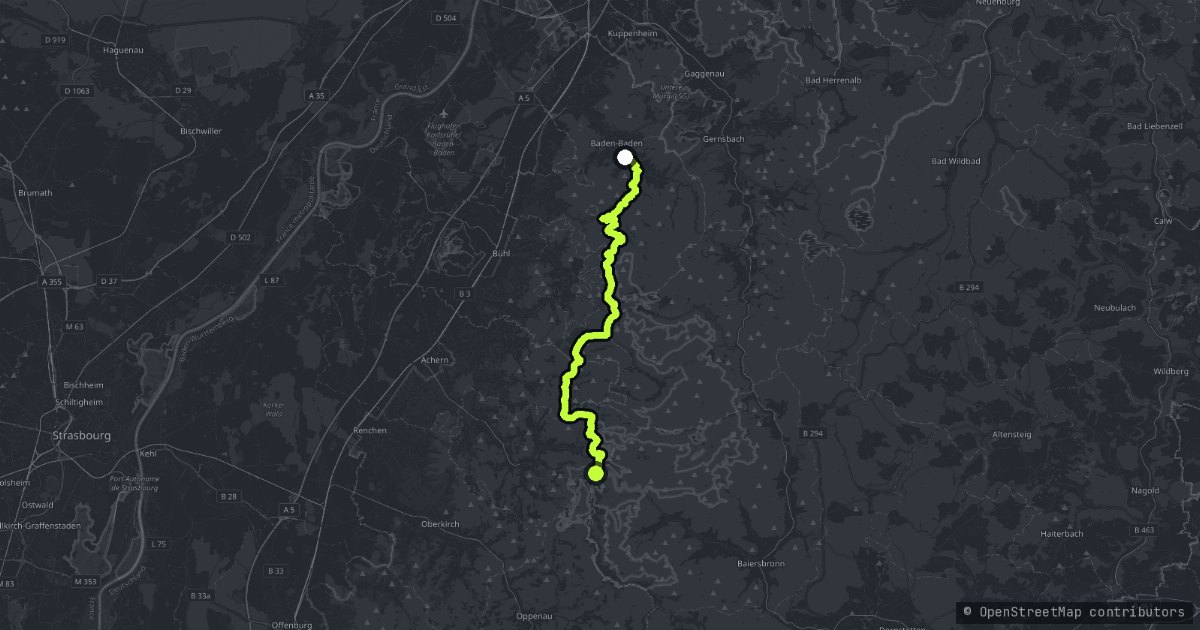 Schwarzwaldhochstraße map