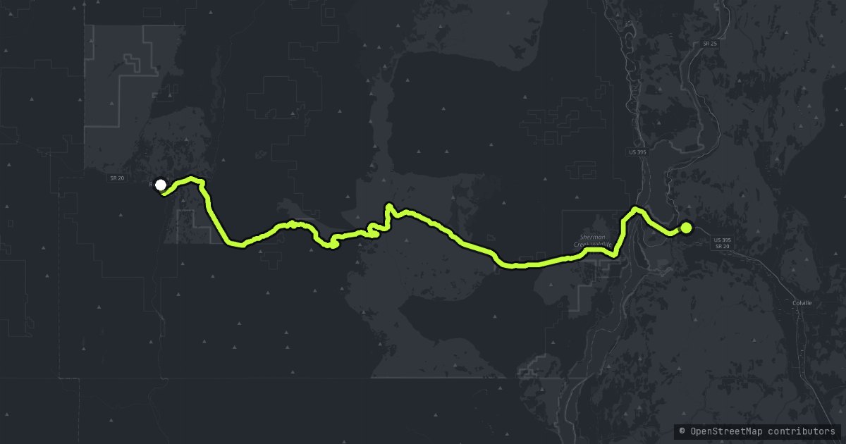 Sherman Pass map