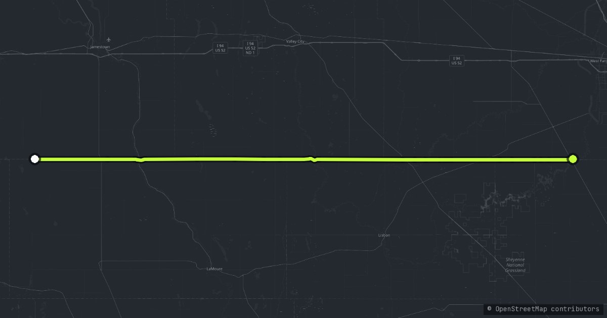 Sheyenne River Valley Scenic Byway map