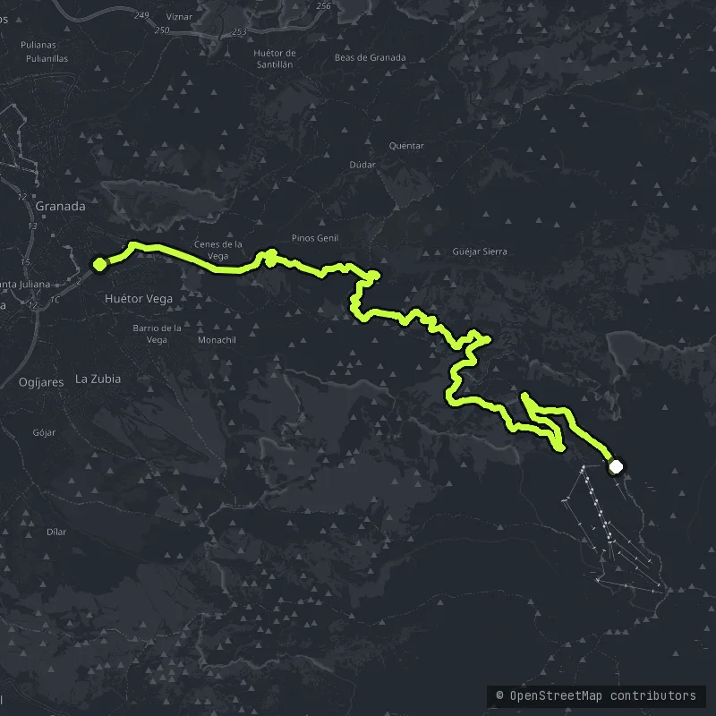 Sierra Nevada map