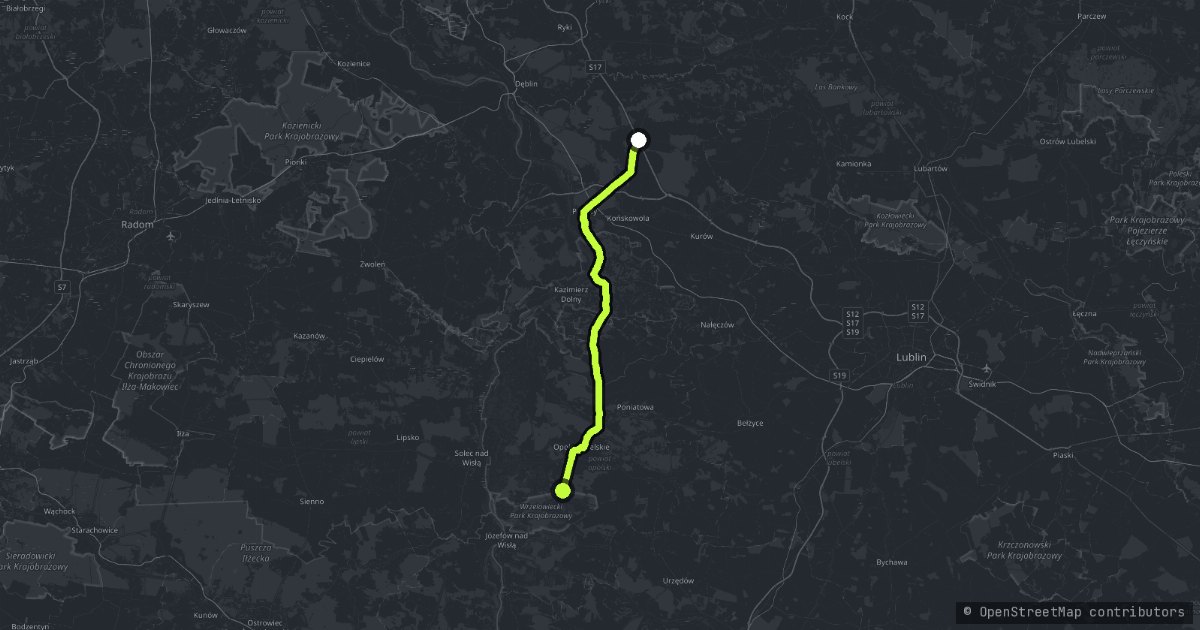 Skarpa Wiślańska i Kazimierz Dolny map