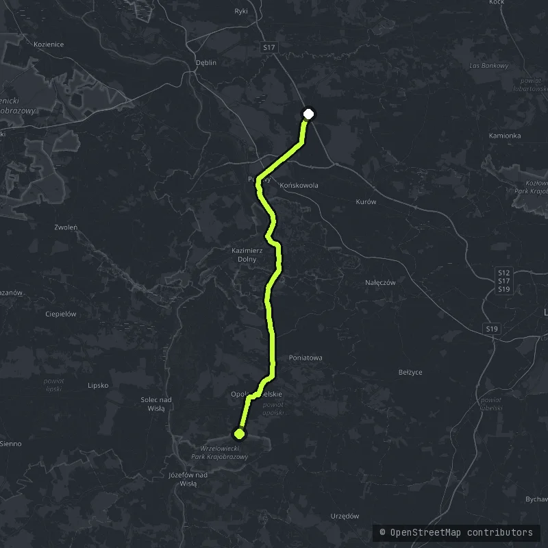 Skarpa Wiślańska i Kazimierz Dolny map