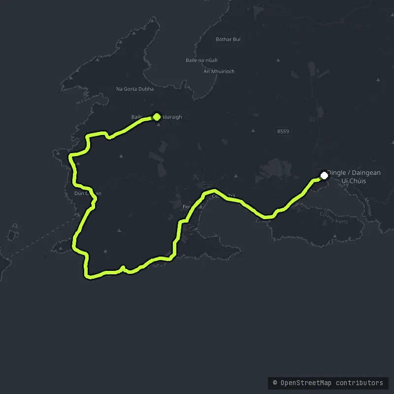 Slea Head map