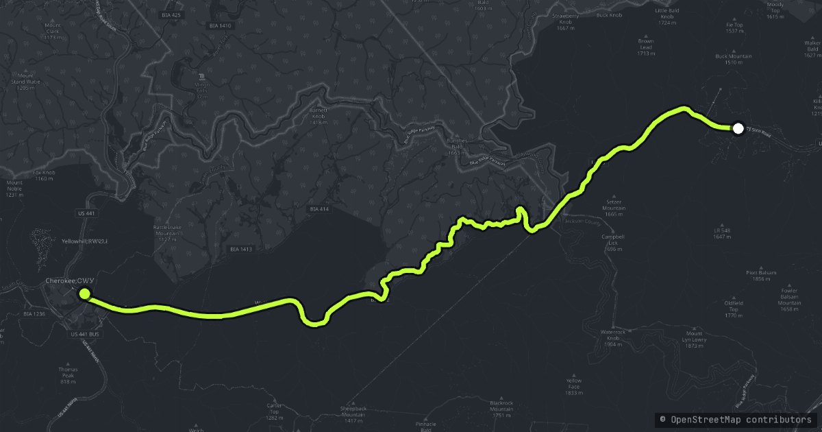 Soco Gap map