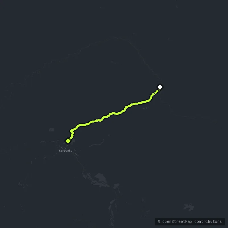 Steese Highway map