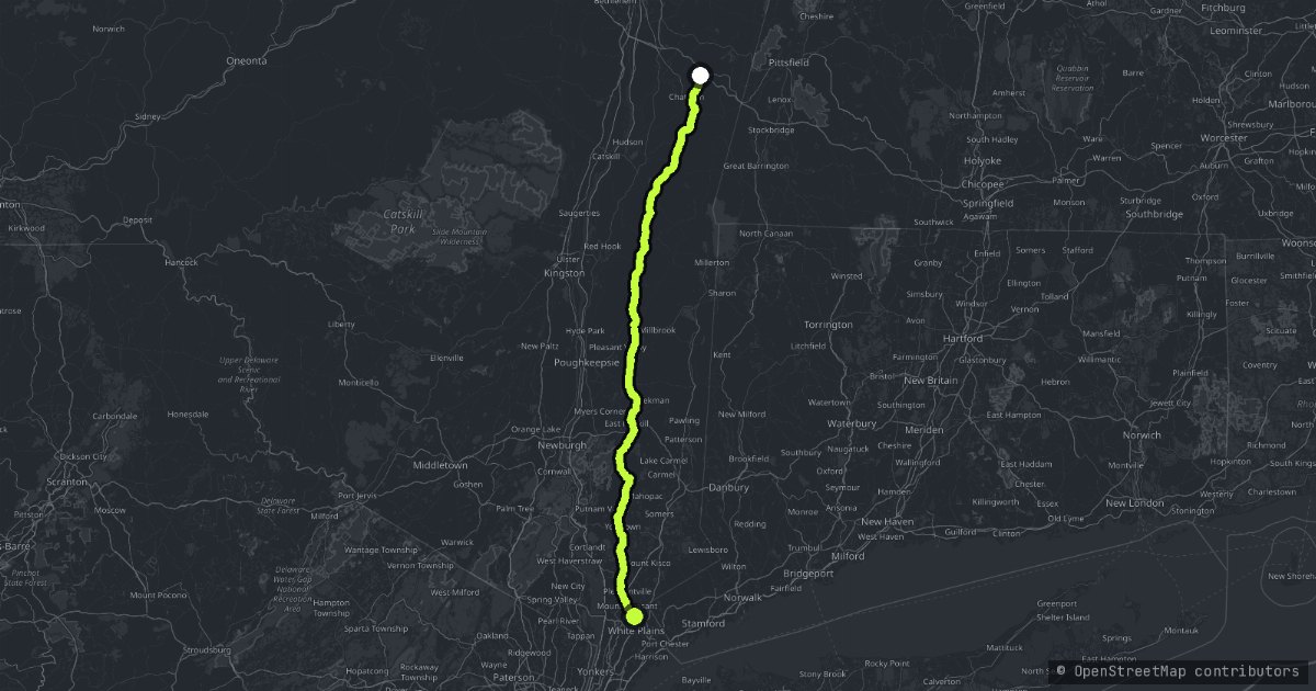 Taconic State Parkway map