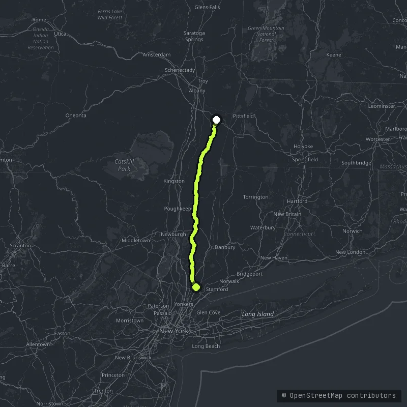 Taconic State Parkway map