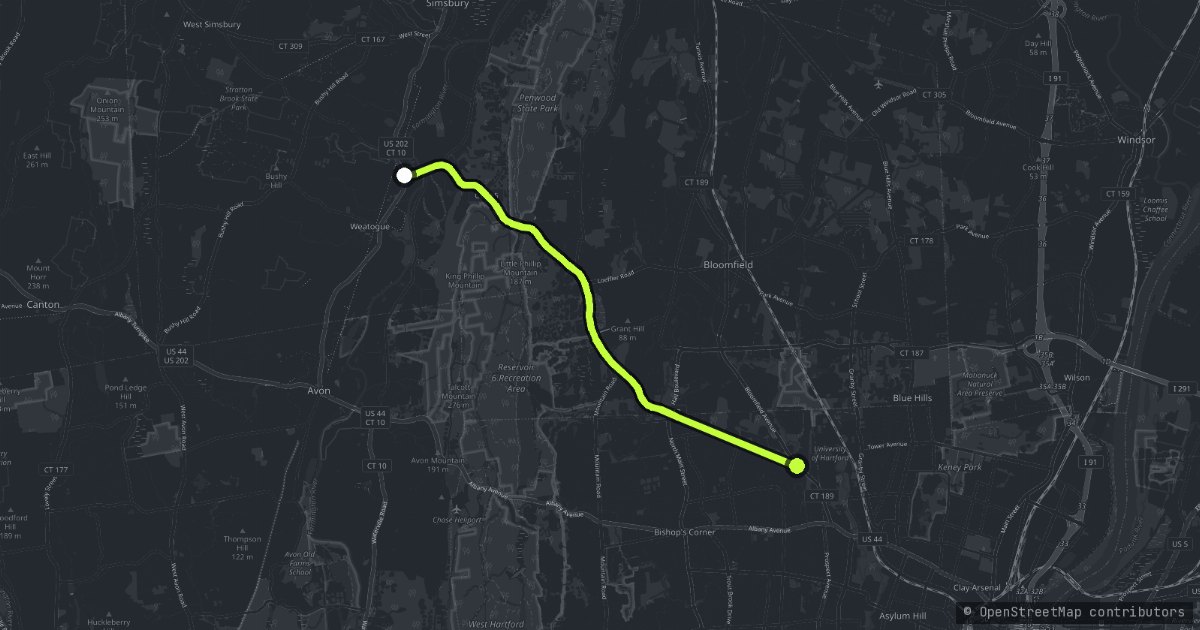 Talcott Mountain map