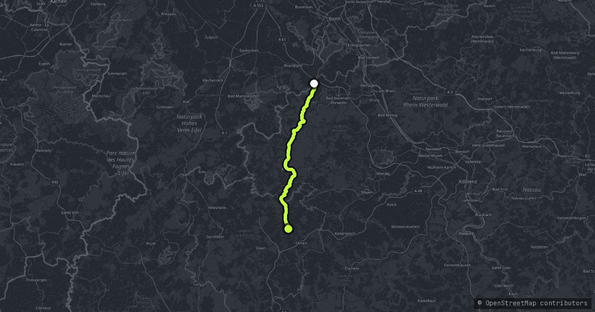 The Ahr Valley map