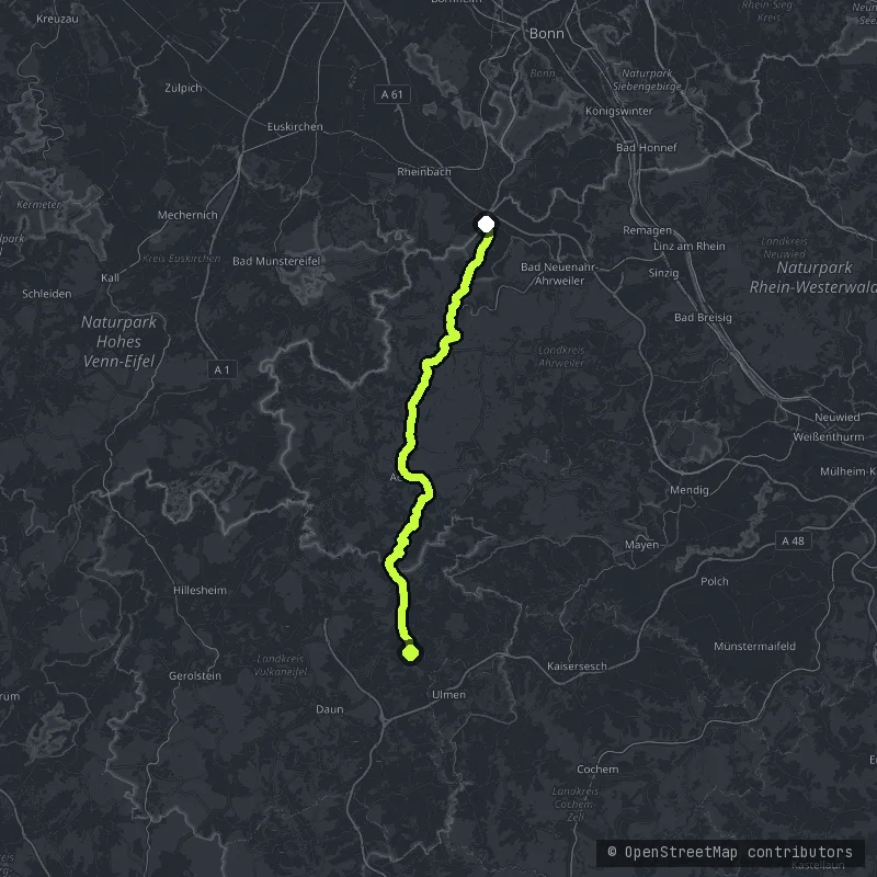 The Ahr Valley map