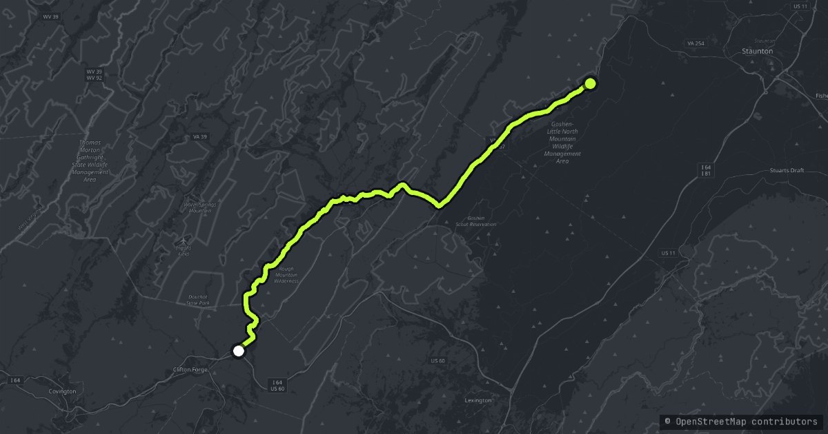 The Alleghany map