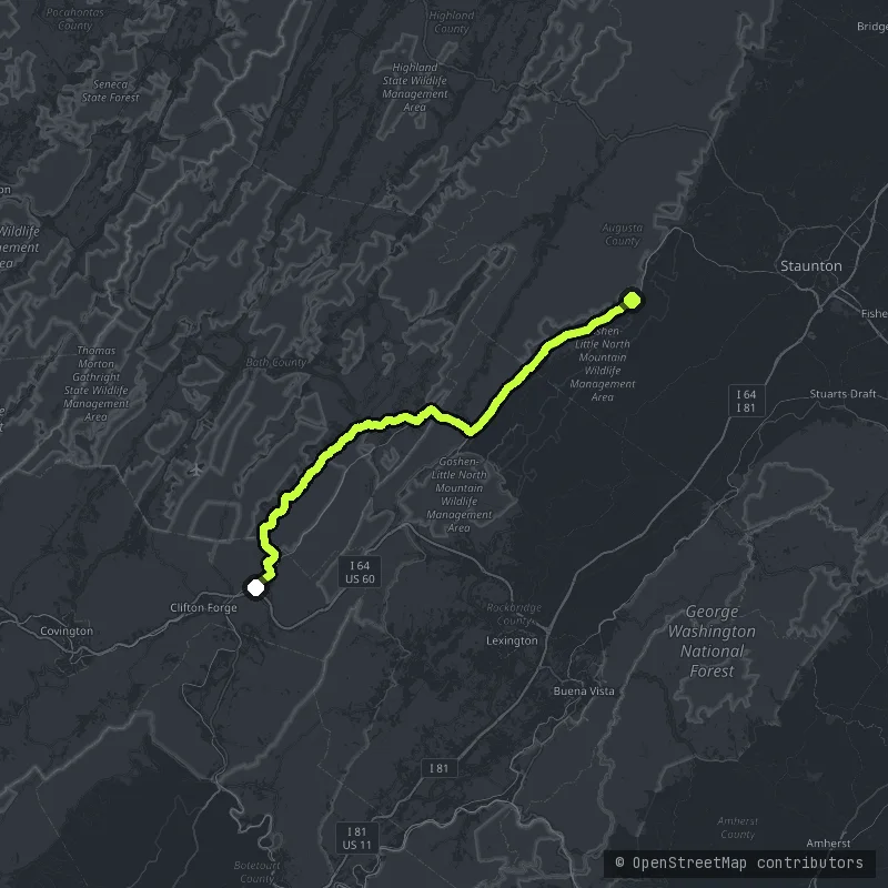 The Alleghany map