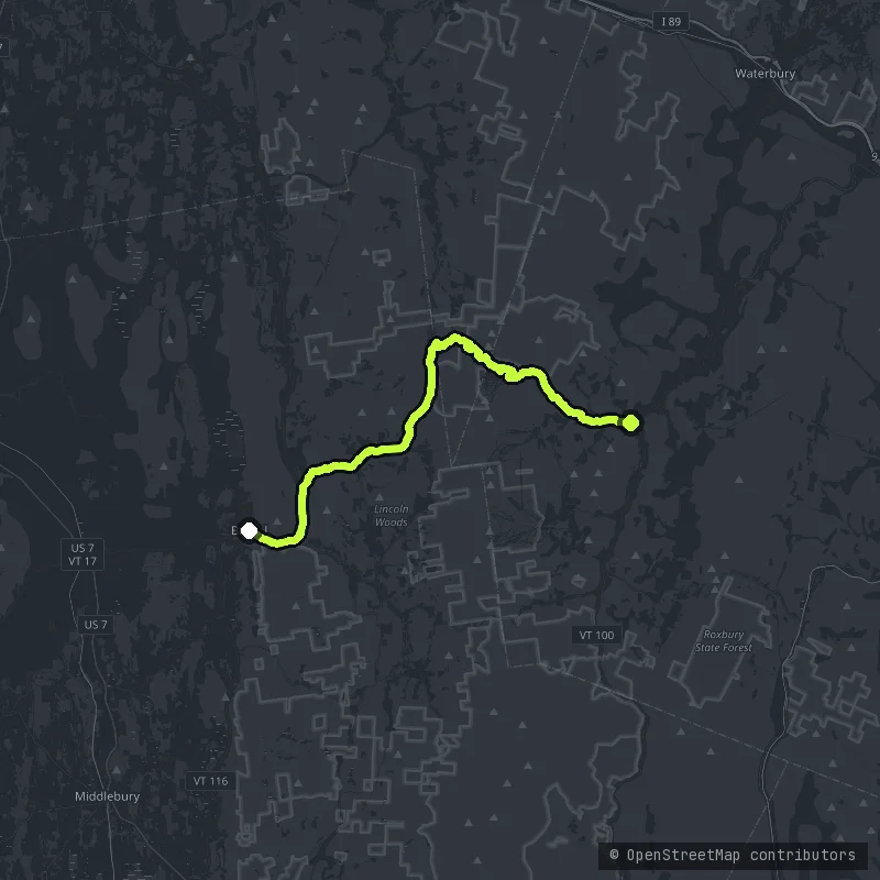 The Appalachian Gap map