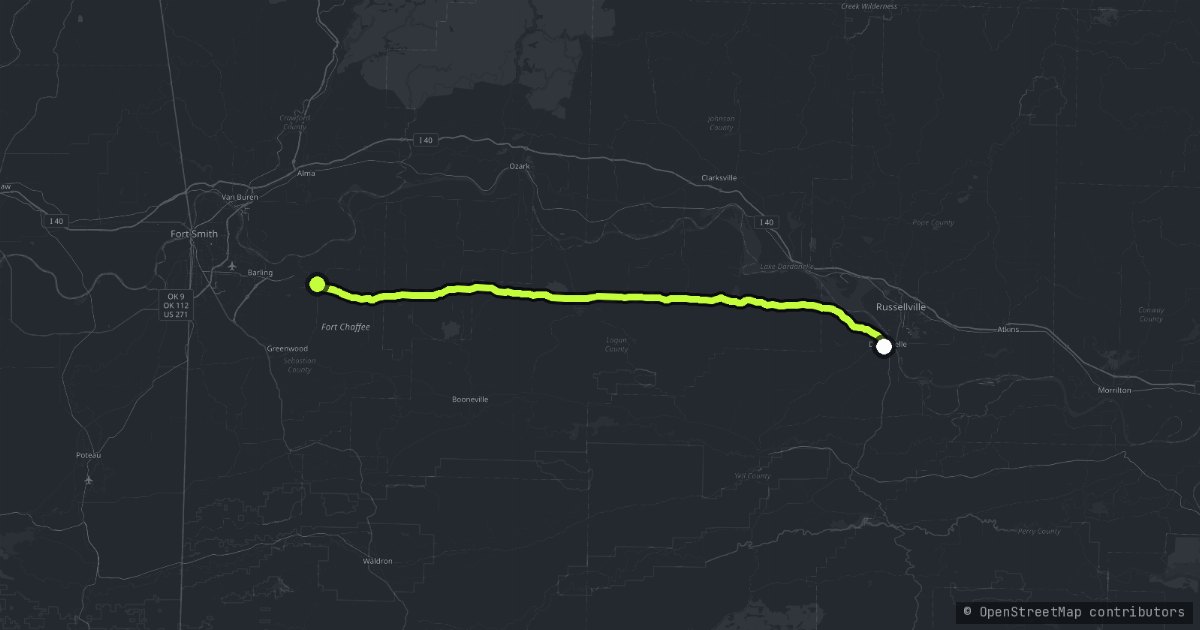 The Arkansas River Valley map