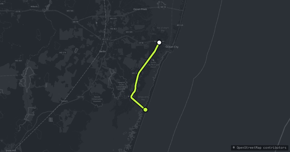 The Assateague map