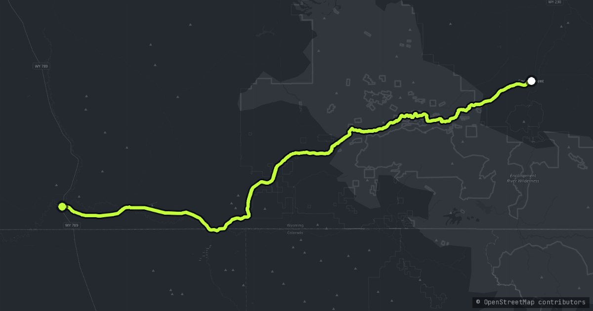 The Battle Highway map
