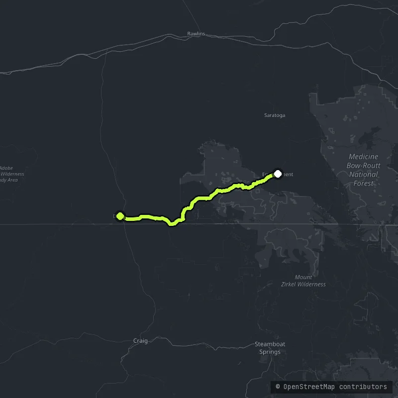 The Battle Highway map