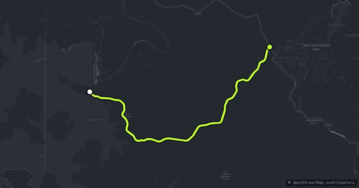 The Beaver Bridge map