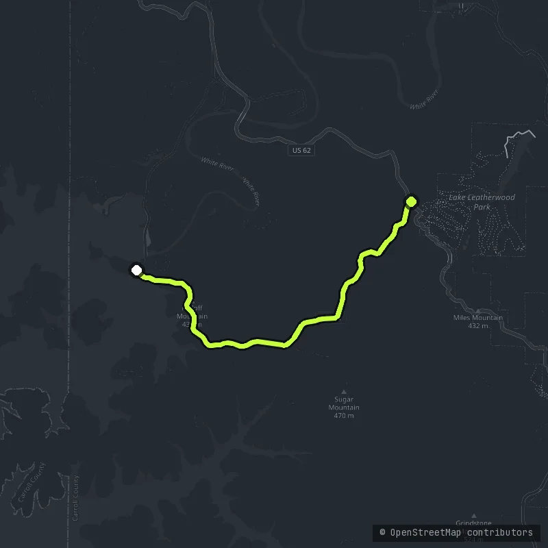 The Beaver Bridge map