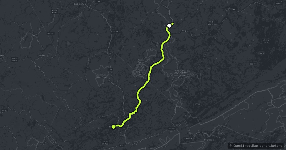 The Bluestone map