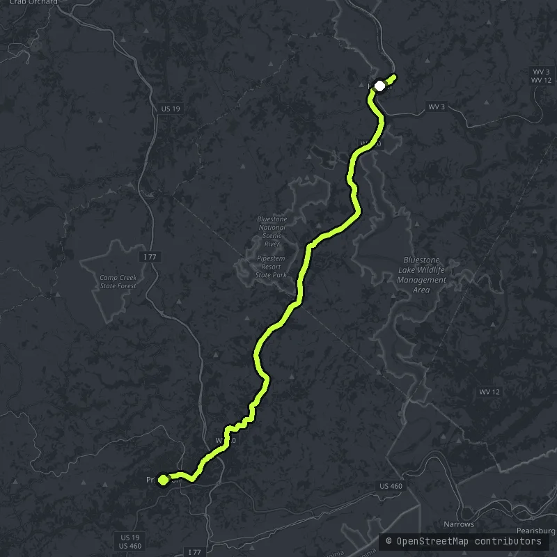 The Bluestone map