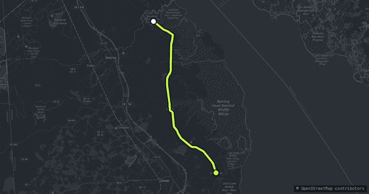 The Bombay Hook map