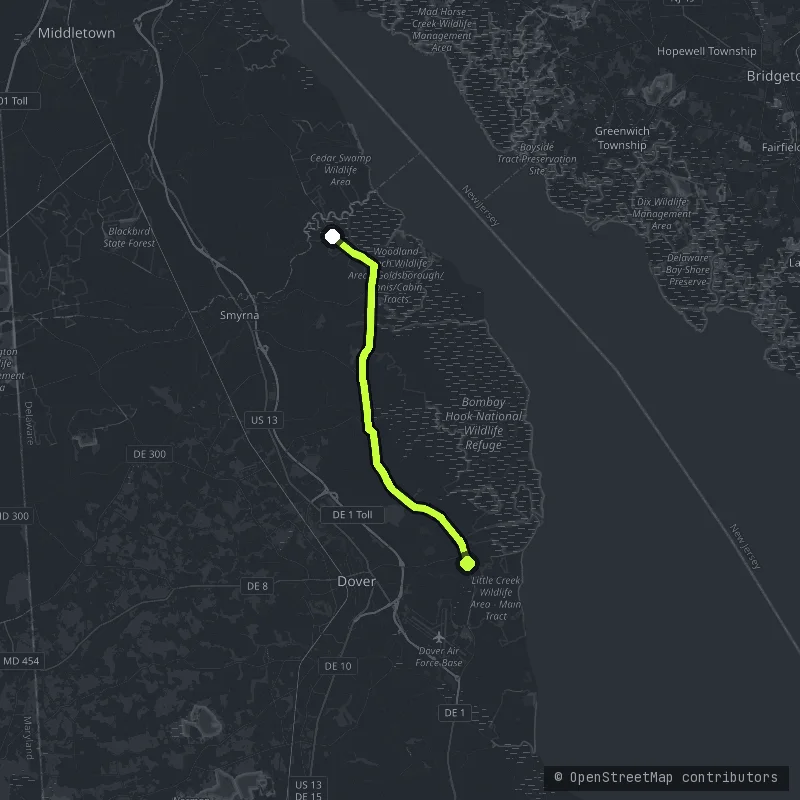 The Bombay Hook map