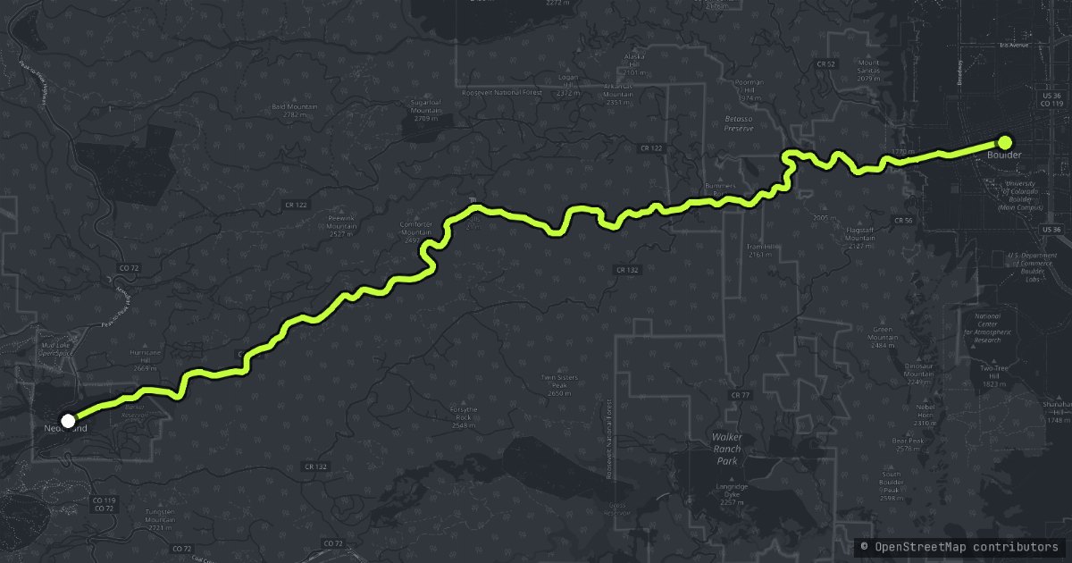 The Boulder Canyon map