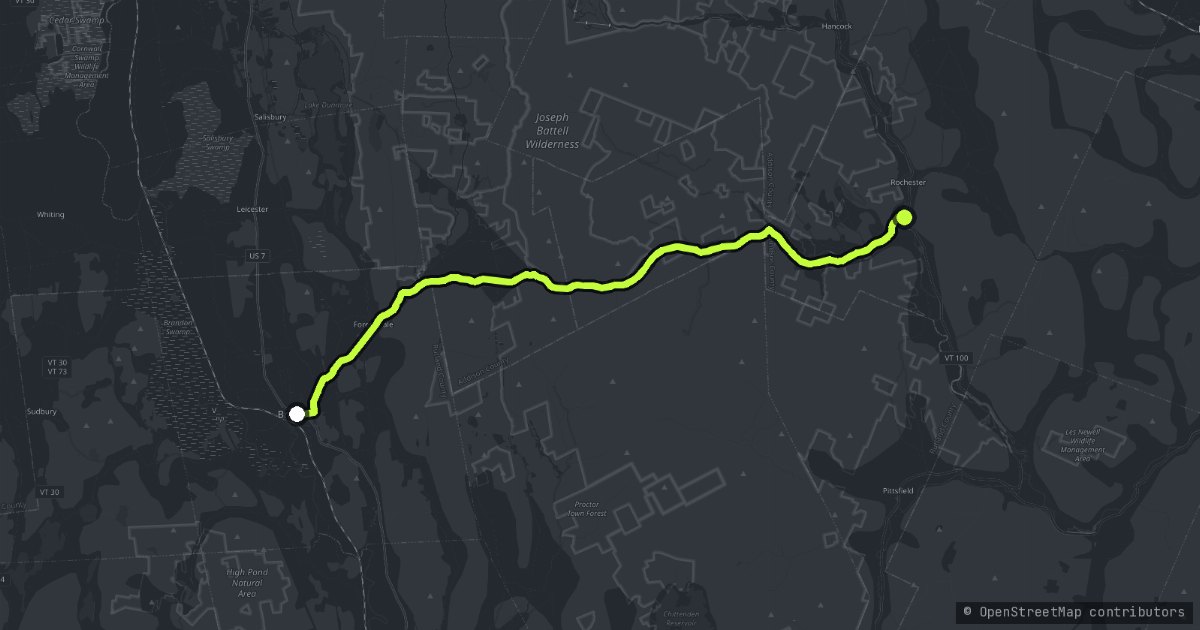 The Brandon Gap map