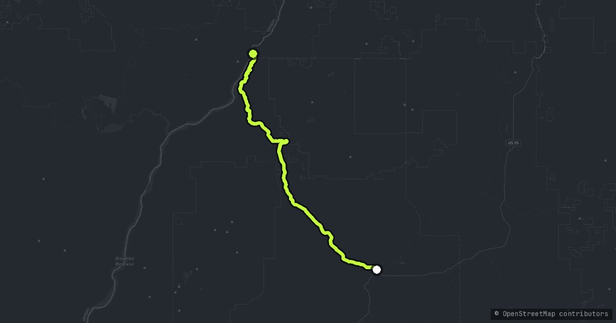 The Brownlee Grade map
