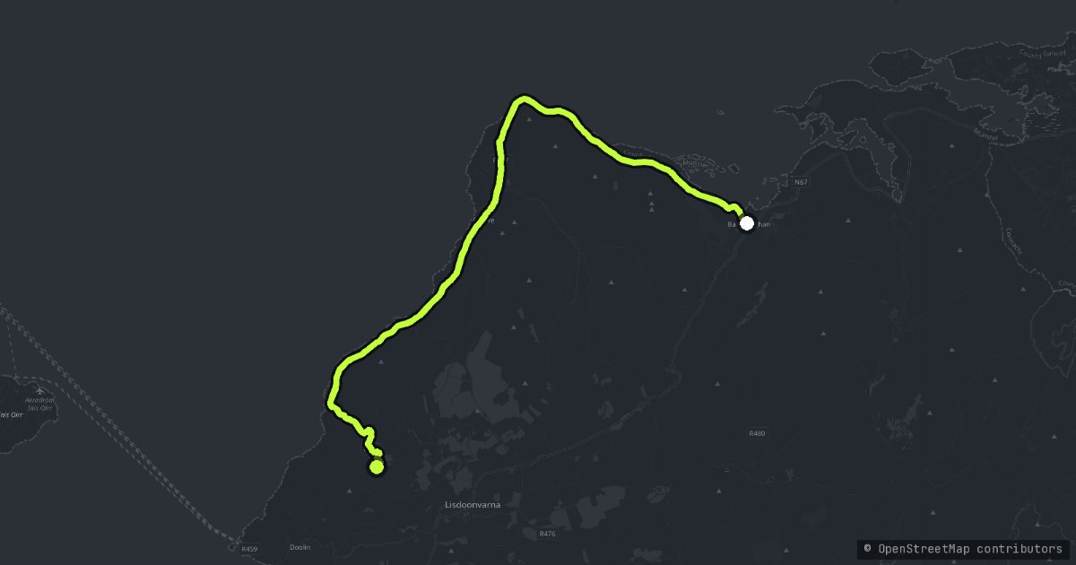 The Burren Coast map