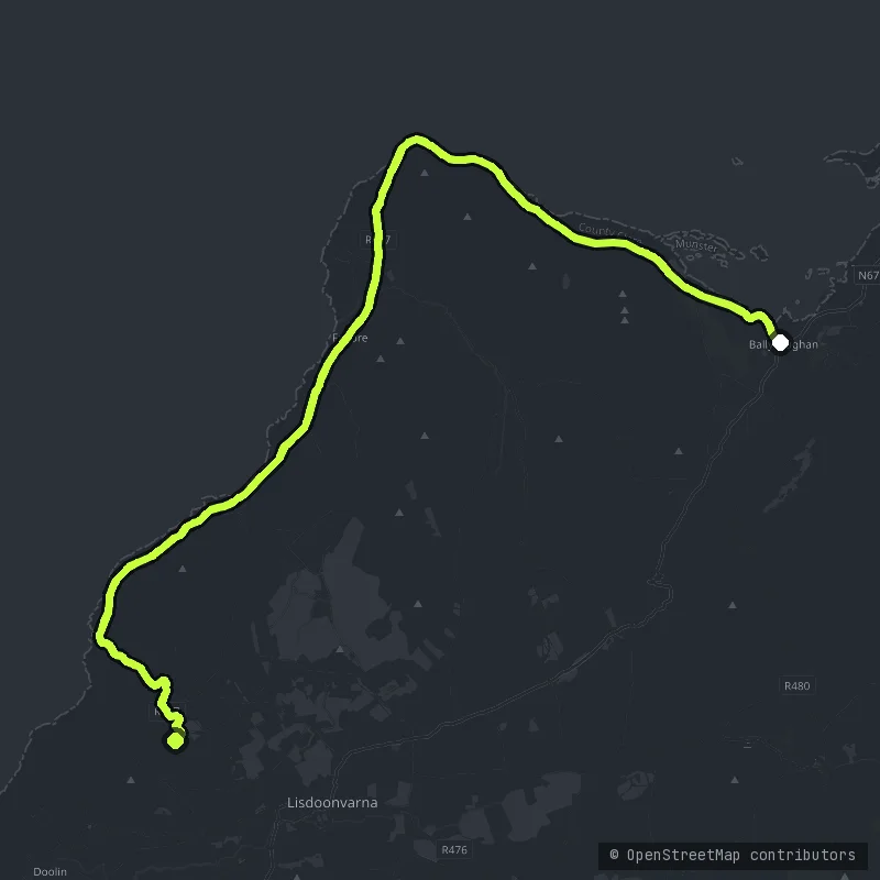 The Burren Coast map