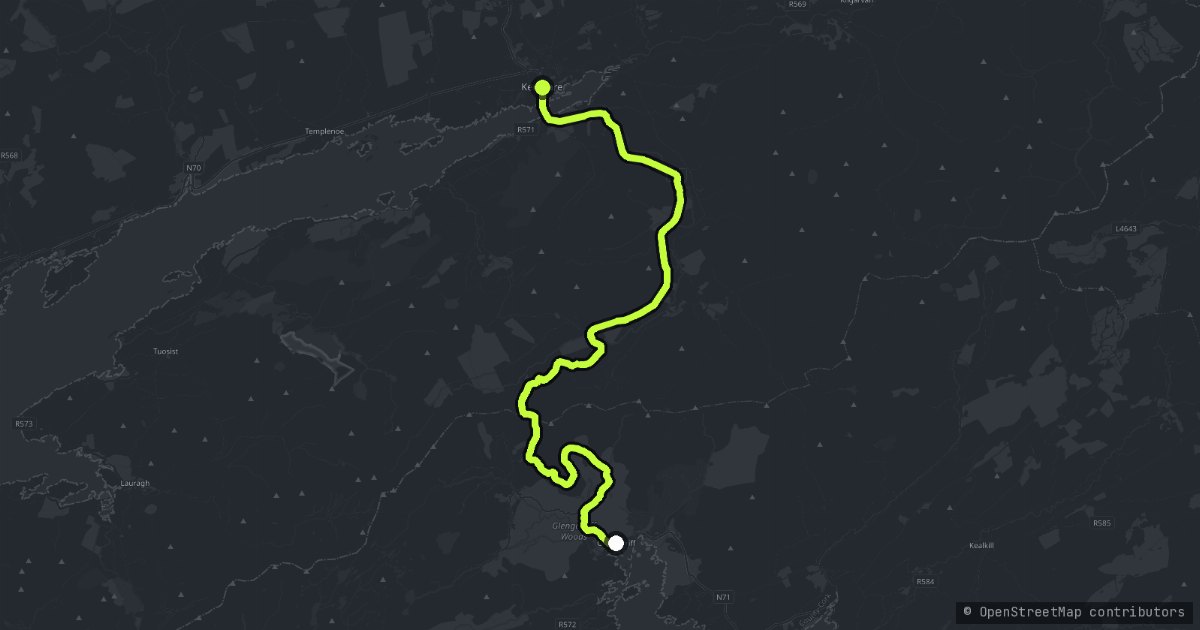 The Caha Pass map