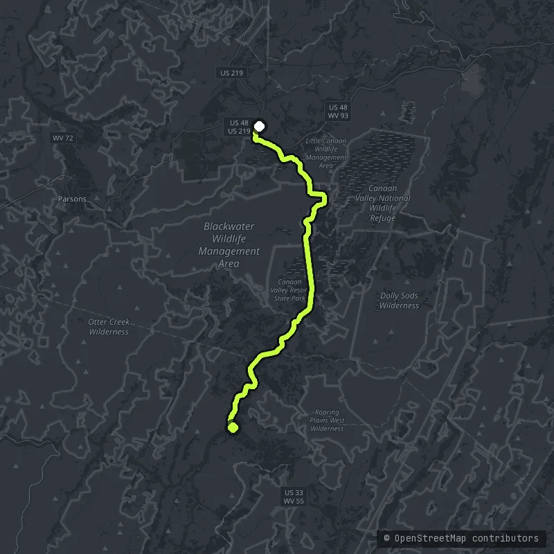 The Canaan Valley map