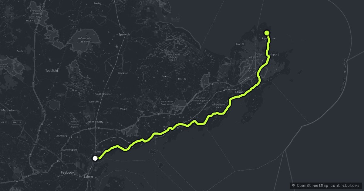 The Cape Ann map