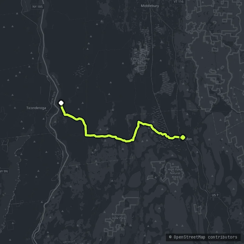 The Cascade Pass map