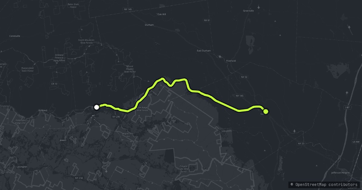 The Catskill Escarpment map