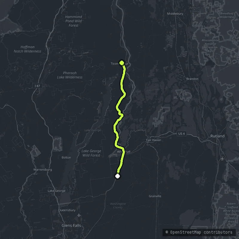 The Champlain Valley map