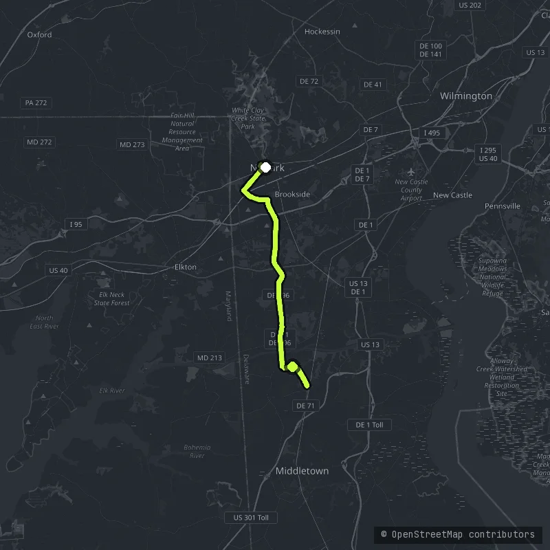 The Chesapeake and Delaware Canal map