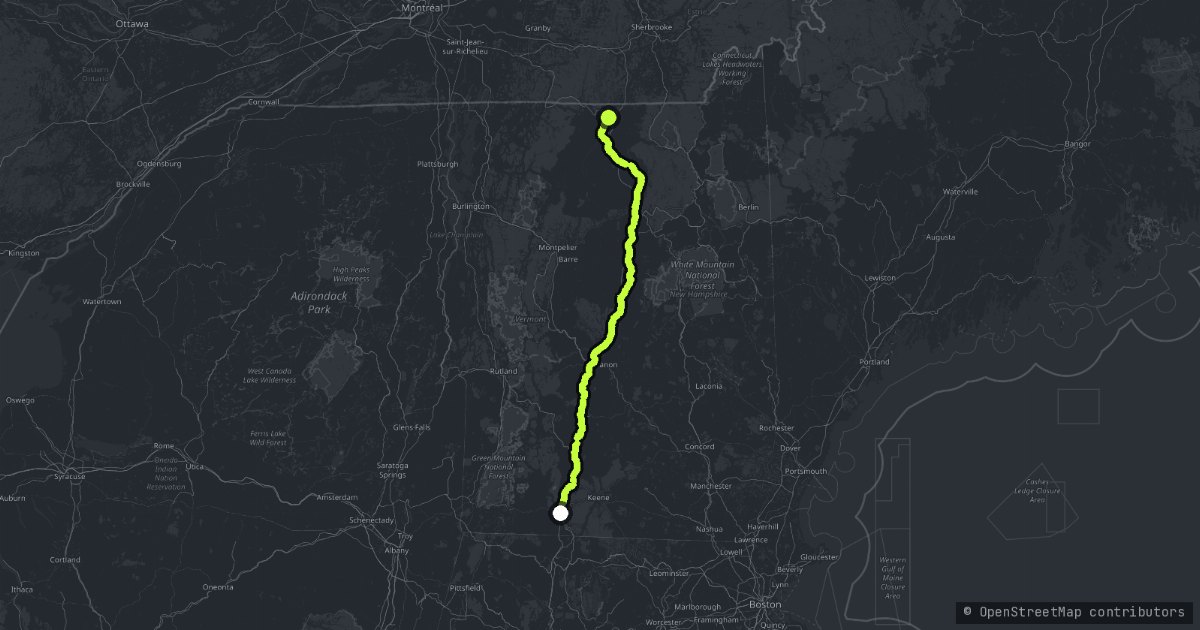 The Connecticut River map