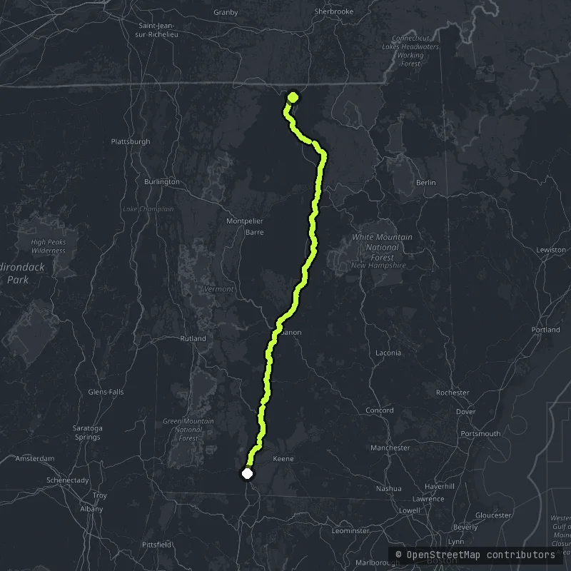 The Connecticut River map