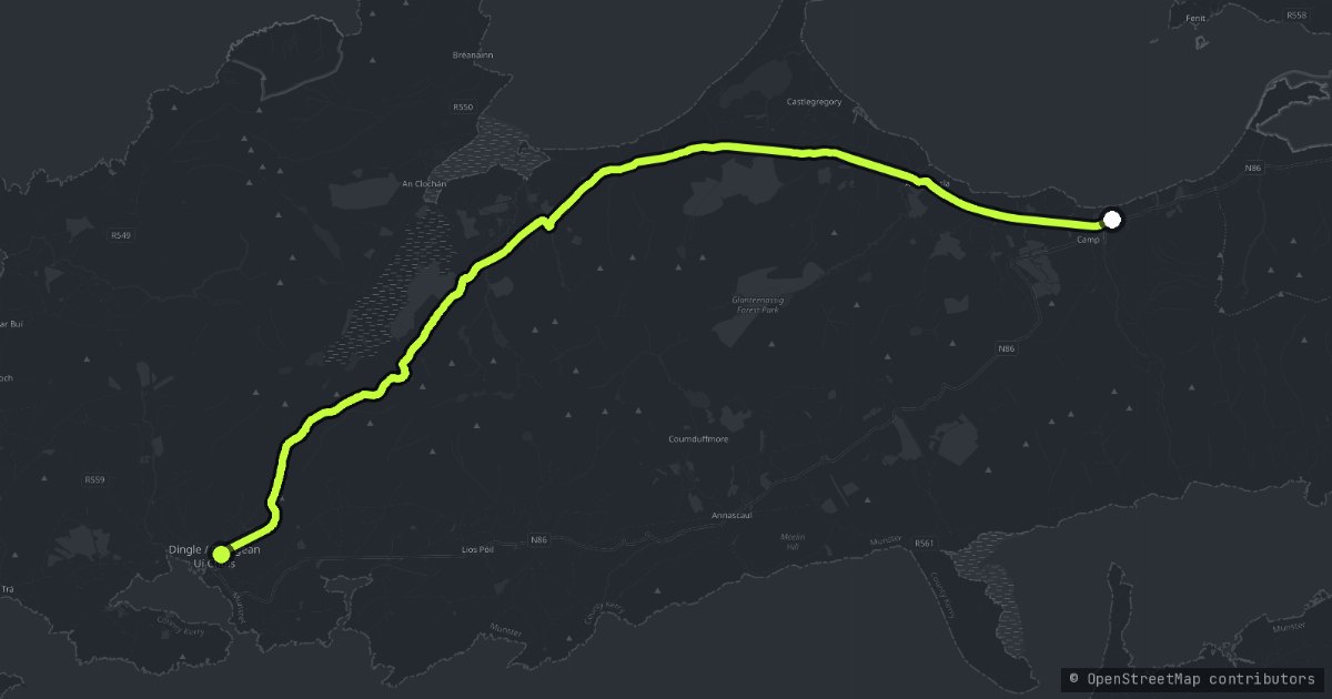 The Conor Pass map