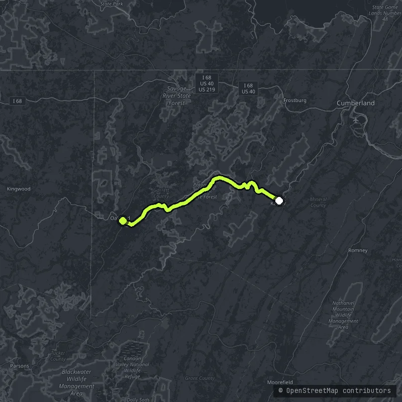 The Deep Creek map