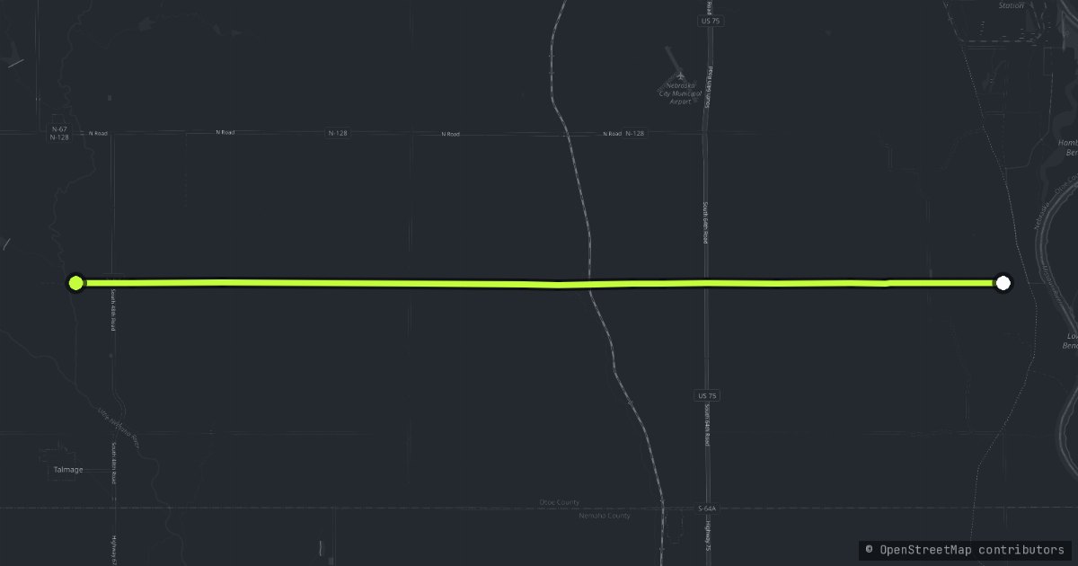 The Devil's Elbow Teardrop map