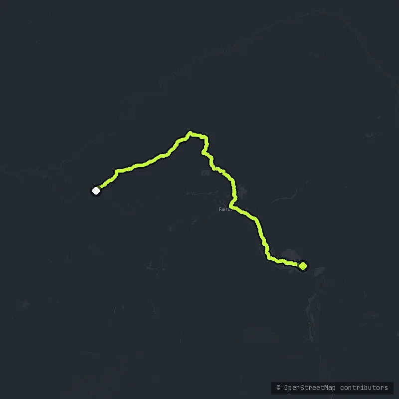 The Eliott Highway map